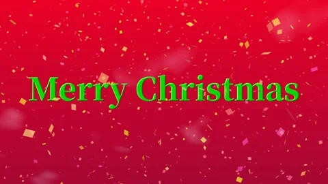 Christmas text message animation motion graphics Stock Footage 162736237