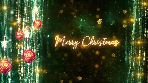 Christmas Texts Opener After Effects stock