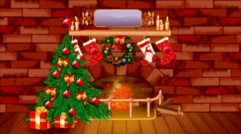 Christmas theme background Stock Footage 8914569