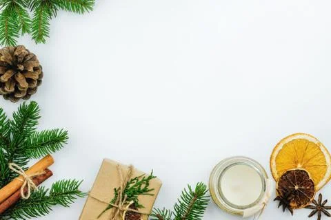 Christmas theme with copy space Foto stock