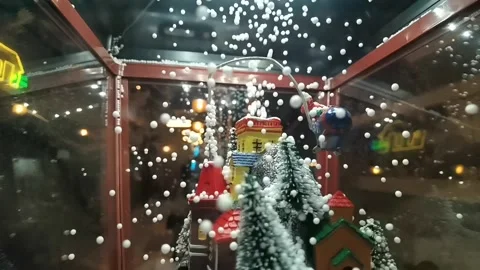 Christmas theme toy slow motion Stock-Footage 144464892