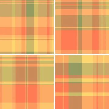 Christmas themed plaid pattern pack for marketplaces. Multi style tartan se.. Stock Illustration