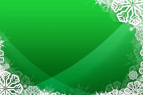 Christmas themed snow flake frame Stock Illustration