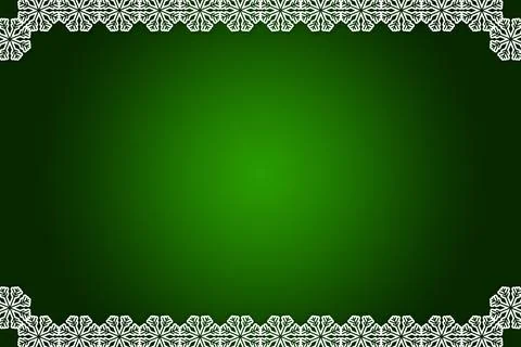 Christmas themed snow flake frame Stock Illustration