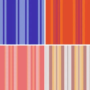 Christmas themed striped pattern set inspired by winter traditions. Ideal f.. Stock Illustration
