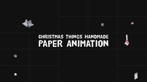 After Effects: Christmas Things Handmade Paper Animation for After ...