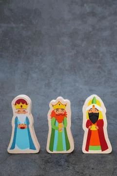 Christmas, the three wise men copyspace Foto stock