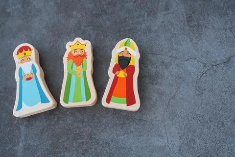 Christmas, the three wise men copyspace Stock Photos