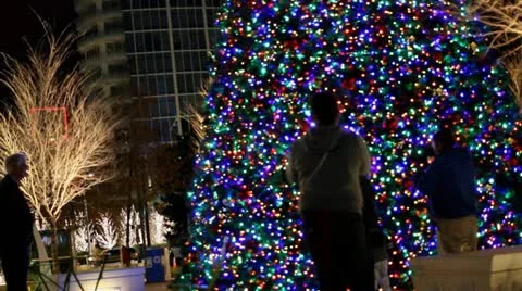 Christmas time in the city 스톡 동영상 15341440