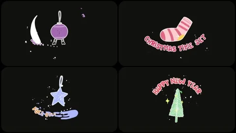 Christmas Time Set | After Effects Stockmateriaal After Effects