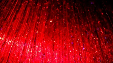 Christmas tinsel. Abstract lights background. LED Lighting, neon Stock Footage 100153612