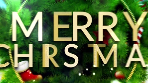 Christmas Titles Stock Footage 168149906