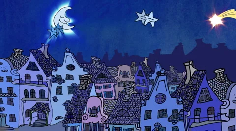 Christmas town Stock Footage 911834