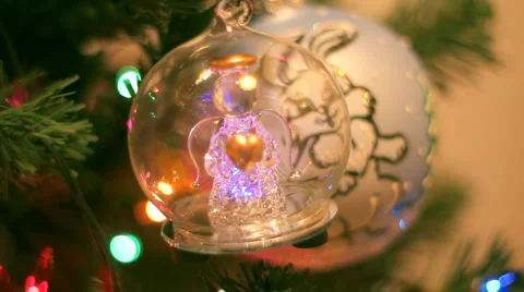 Christmas Toy angel Stock Footage 915501