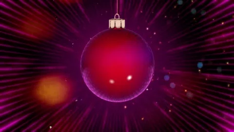 Christmas toy red background Stock Footage 69226511