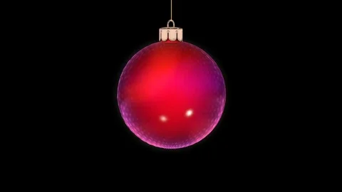 Christmas toy on a transparent background Stock Footage 69226567