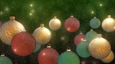 Christmas Toys Glitter Loop Stock Footage 295066280