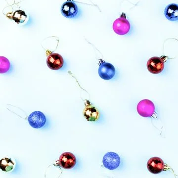 Christmas toys pattern Stock Photos