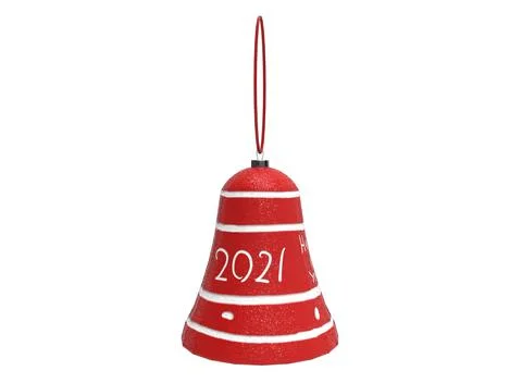 Christmas toys on a white background 3d-rendering Stockillustratie
