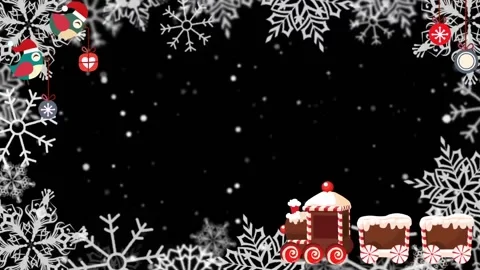 Christmas train are moving 库存影片 160982679