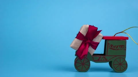 Christmas train Stock Footage 144663793