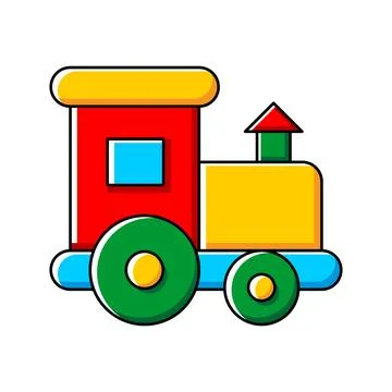 Christmas Train icon Stock Illustration