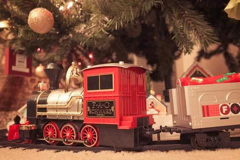 Christmas Train Stock Photos