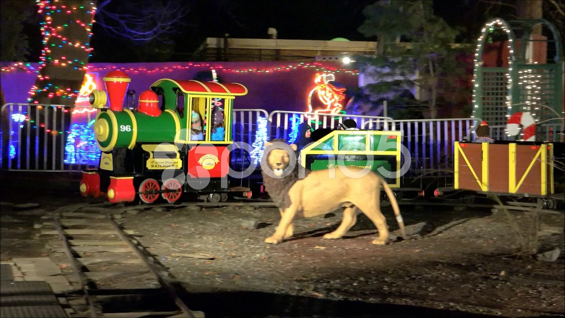 Christmas train ride for kids