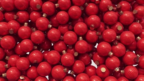 Christmas transition ball Stock Footage 256074065