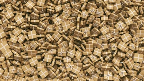 Christmas transition box Stock Footage 254053317