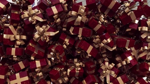 Christmas transition box Stock Footage 255377530