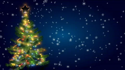 Christmas tree 04 Stock Footage 556194