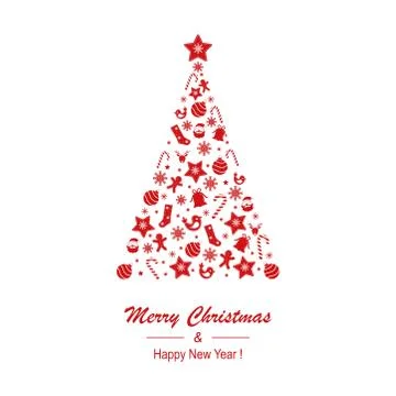 Christmas tree 1 Stock Illustration