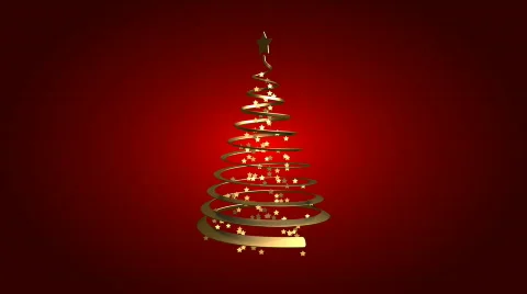 Christmas tree 11 Stock Footage