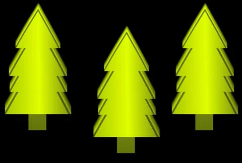 Christmas tree 2 Ilustração Stock