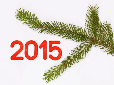 Christmas tree 2015 Stock Photos