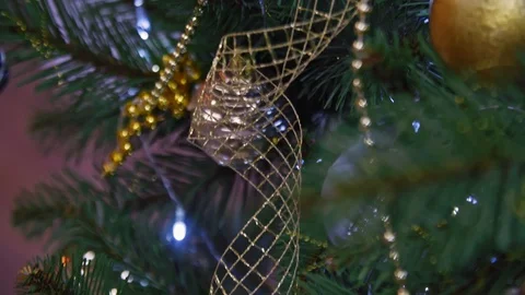 Christmas tree in 4K Stock Footage 99798601