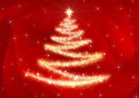 Christmas tree abstract background Illustrazione stock