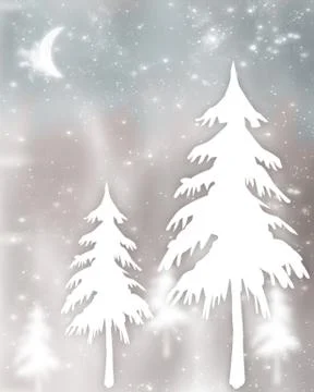 Christmas tree abstract background Stock Illustration