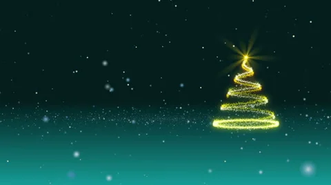 Christmas tree, abstract loop motion background Stock Footage 42528009