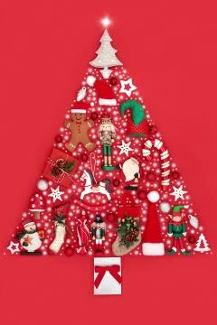 Christmas Tree Abstract Stock Photos