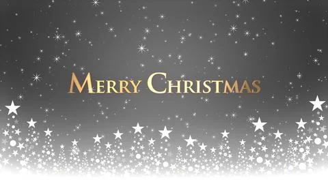 Christmas tree and colored background with glitter and Christmas lettering Stock Illustration