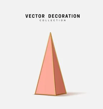 Christmas tree and conical pine. Xmas decoration isolated 3d object. イラスト素材