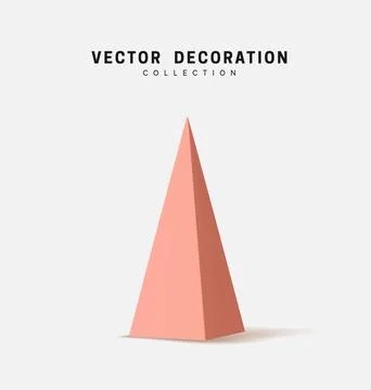 Christmas tree and conical pine. Xmas decoration isolated 3d object. Stock Illustration