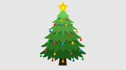 Christmas Tree and Decoration Elements Set – Clipart for Holiday Design Stock Footage 310785987