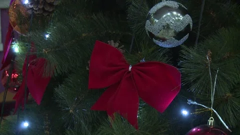 Christmas tree and decorations 8 Video stock 316167933