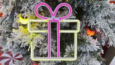 Christmas Tree and gift 스톡 동영상 165704136