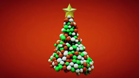 Christmas Tree And New Year Vidéo 121461353