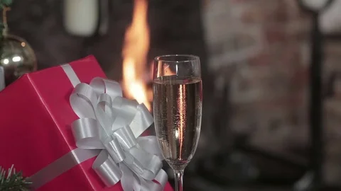 Christmas tree and presents Stock Footage