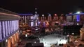 Christmas tree and skating rink HD Footage